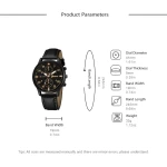 Men's Quartz Luxury Design Leather Watch