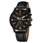 Men's Quartz Luxury Design Leather Watch