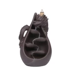 Chinese Dragon Back Flow Incense Burner Home Furnishing Gift