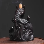 Original Classic Chinese Dragon Backflow Incense Burner