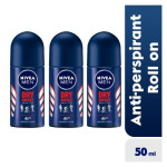 NIVEA Dry Impact Roll-on For Men, 72h- 50ml (Pack Of 3)
