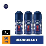 NIVEA Dry Impact Roll-on For Men, 72h- 50ml (Pack Of 3)