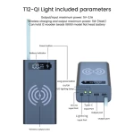 12X18650 Power Bank - with Light Box
